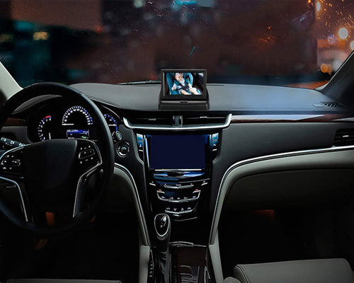 BabySafe™ Car Monitor System | High-Def Night Vision & Wide View Screen