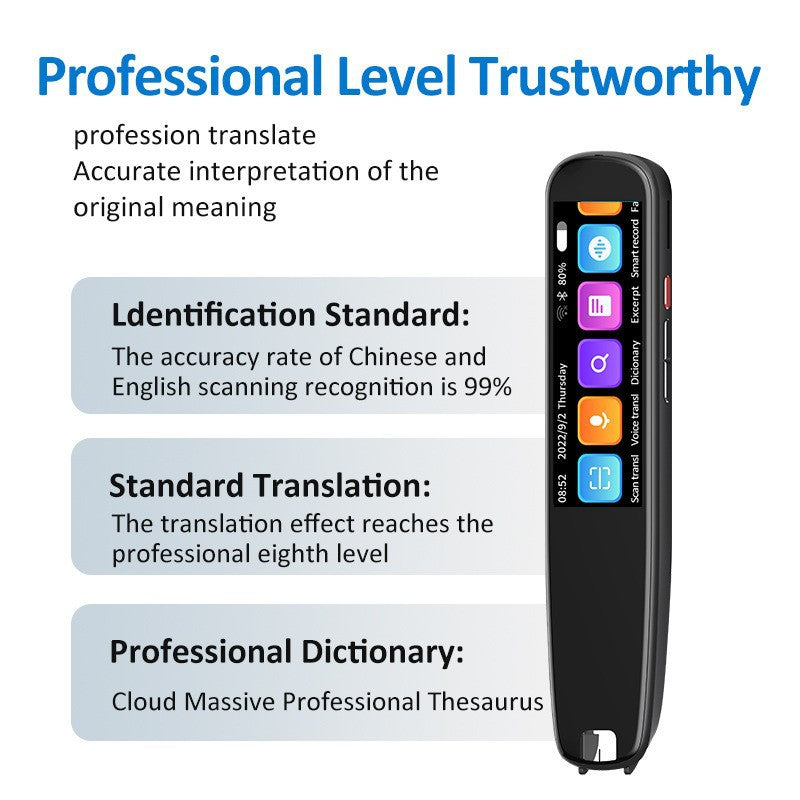 LingoScan™ Pro | Smart Offline Translation & Text-to-Speech Scanning Pen